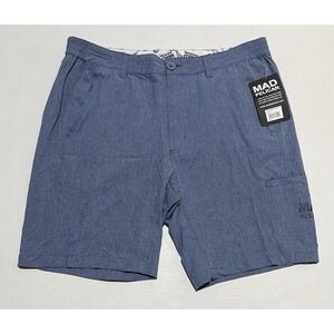 Mad Pelican Men's Alloy Board Shorts Size Large Donnies Walking Chino 8" Inseam